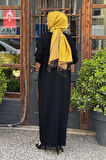 İNVEE Triko Elbise 7060 Siyah