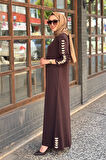 İNVEE Elbise 7066 Kahve