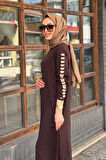 İNVEE Elbise 7066 Kahve