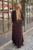 İNVEE Elbise 7066 Kahve