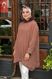 İNVEE Caz Tunik 7104 Kahve