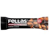Fellas Yüksek Protein Bar - Bademli ve Kakaolu 45 g
