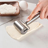 Porsima 226 Çelik Pratik Rulo Pürüzsüz Çift Yönlü Merdane Oklava