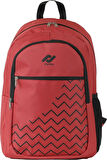 Pippa Fuggy Kırmızı Üç Bölmeli Okul, Günlük ve Seyahat Sırt Çantası