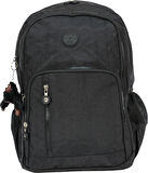 Pippa Yogi Dört Bölmeli Krinkıl Okul ve Günlük Sırt Çantası - Erkek - Siyah - CNT8030-04
