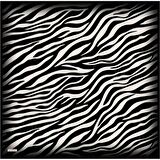 Armine Nostalji Siyah-Beyaz Zebra Desen Sura İpek Eşarp 8274-01