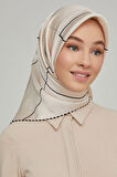 Armine Nostalji Serisi İpek Twill Eşarp 8655D-06