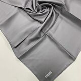Armine Gri Düz Renk Sura İpek Eşarp 10D02-139
