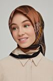 Armine Nostalji Serisi %100 İpek Twill  Eşarp 8620-38