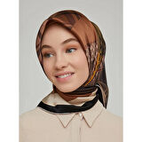 Armine E21KA8620D0411 Dj Saf İpek Eşarp 8620D (T)  (Nostalji Twill)