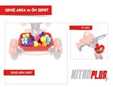 Rival Rv502 Nitro PLUS 3 Tekerli Çocuk Bisikleti Eva Dolgu, Patlamaz Ses yapmaz Çocuk Bisikleti Siyah