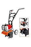 Yerli Üretim Bahçe Çim Toprak Belleme Benzinli Mini Çapalama Makinası 7.9 Hp 75cc 4 Çelik Bıçak