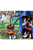 Yerli Üretim Bahçe Çim Toprak Belleme Benzinli Mini Çapalama Makinası 7.9 Hp 75cc 4 Çelik Bıçak