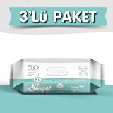 3'lü Vücut Temizleme 50 Adet 150 Yaprak