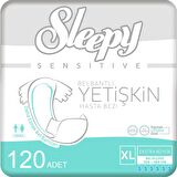 4'lü Sleepy Xlarge Yetişkin Hasta Bezi 30x4 Adet (120 Adet)