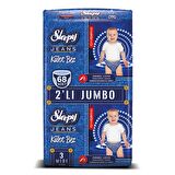 Sleepy Jeans 3 Numara Midi 68'li Külot Bez