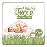 Baby Turco Bebek Bakım Örtüsü 60x60 cm 7x5 35 Adet