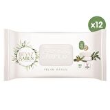 Baby Turco Beyaz Sabun Kokulu Islak Havlu 12x90