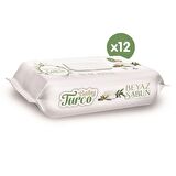 Baby Turco Beyaz Sabun Kokulu Islak Havlu 12x90