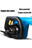 Tam Profesyonel 1500 W Süper Güç Elektrikli Bakır Sargı Hava Körüğü Emme-üfleme Makinesi