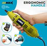 Stilmax Germany Style 50 Parça Gravür Oyma Makinesi Dremel Taşlama Zımpara Kesme Seti 500 Watt