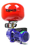 DKTJET1 Bakır Sargılı Otomatik Sistem Tanklı Paket Hidrofor 24LT 4 Daire Paket Hidrofor Pompa 1 HP