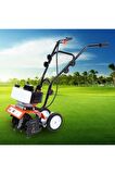 Çelik Bıçaklı Benzinli Mini Çapalama Makinesi 63 cc 4.2 Hp Toprak Eşeleme Çapa Makinesi