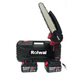 Rolwal Profesyonel 21V 2.0ah Şarjlı Dal Budama Testeresi 20 cm