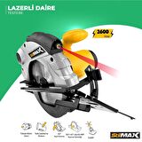 STİLMAX Lazerli Daire Sunta Kesme Daire Testere Makinesi 2600w 45' Açılı Kesim  2 Yıl Garanti
