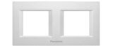 Viko Panasonic Thea 2x2M Optima Serisi Metalik Beyaz Renk Çerçeve - WVTF08481MW-TR