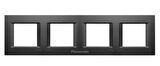 Viko Panasonic Thea 4x2M Optima Serisi Siyah Renk Çerçeve - WVTF08501BL-TR