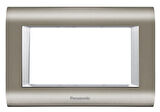 Viko Panasonic Thea 3M Sistema Inox+Metalik Beyaz Çerçeve - WVTF18435IN-TR