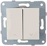 VİKO Jaluzi Kumanda Anahtarı Çerçevesiz Beyaz Karre