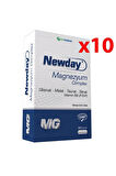 Newday Magnezyum Complex Vitamin B6, 60 Kapsül 10 Adet