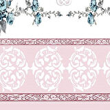 Dekoreko İnci Halı Dijital Saçaklı 1912 Desen 2