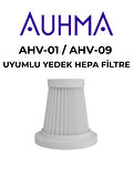Auhma AHV-01 / AHV-09 Araç Süpürgesi ile Uyumlu Yedek HEPA Filtre
