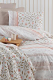 Cotton Life Fiesta Pembe Çift Kişilik %70 Pamuk %30 Pes Kutulu Nevresim Takımı