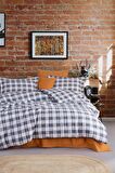 Flanel Çift Kişilik Nevresim Takımı Cozy Yeşil