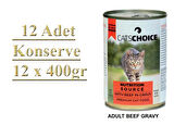 12X400 Gr Biftekli Yetişkin Kedi Maması Kedi Konservesi Nutrition Source With Beef In Gravy Premium Cat Food