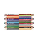 Faber-Castell Bicolor Çift Uçlu Boya Kalemi 12'li 24 Renk 5171000003