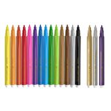 Faber-Castell Comfort Keçeli Kalem, 15+3 Metalik