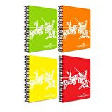 Faber Castell Spiralli Defter Cr1 A4 Pp Kapak 60 Gr - 100 Yp. Çizgisiz 
