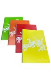 Şato Kapak A4 120 Yaprak Kareli Spiralli Defter