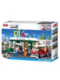 Sluban Town Scene 302 Parça Benzin İstasyonu