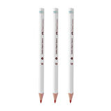 Faber Castell Jumbo Başlık Kalemi (Kırmızı Kopya) Üçgen Beyaz Gövde 3 Adet