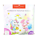 Faber-Castell Unicorn 4x56 gr Oyun Hamuru 3D Kalıp Oyun Hamuru Seti