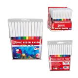 MİKRO KEÇELİ KALEM 12 Lİ ZW-607