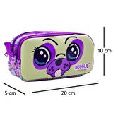 Muggle Dog Mor 2 Gözlü Kalemlik Çantası (MU-7020)