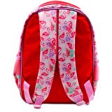 Muggle 2 Bölmeli Flamingo Pembe Okul Sırt Çantası (MU-7211)