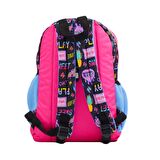 Muggle 4 Bölmeli Ot-Ofline Okul Sırt Çantası Pembe MU-0327